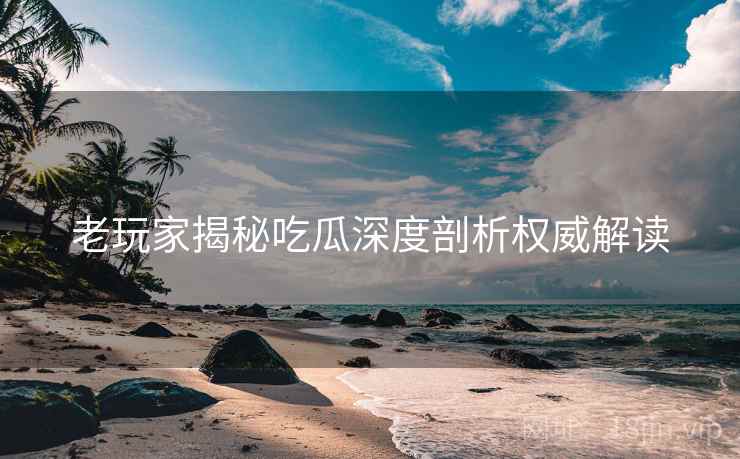 老玩家揭秘吃瓜深度剖析权威解读