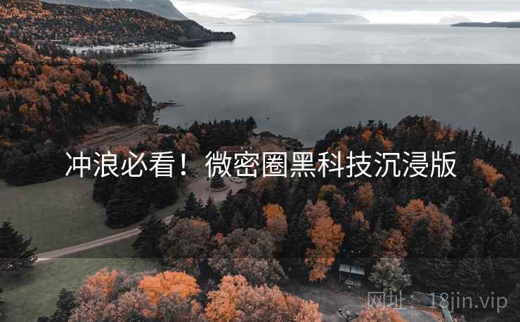 冲浪必看！微密圈黑科技沉浸版